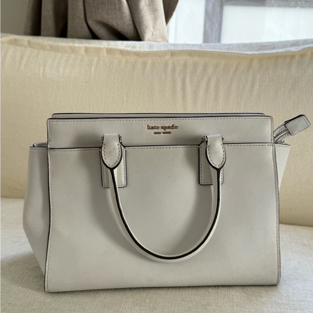 Kate Spade Cream Satchel Bag